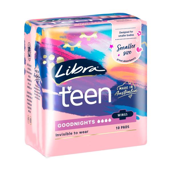 Girl-teen Goodnight Pads With Wings
