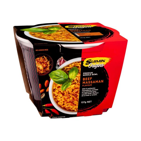 SUIMIN ORIGINS BEEF MASSAMAN NOODLE BOWL