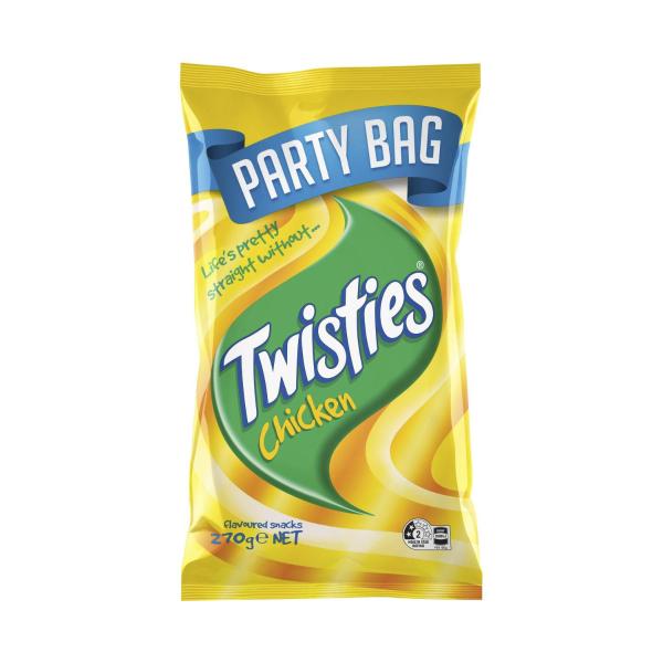 SMITHS TWISTIES PARTY BAG CHICKEN 270G