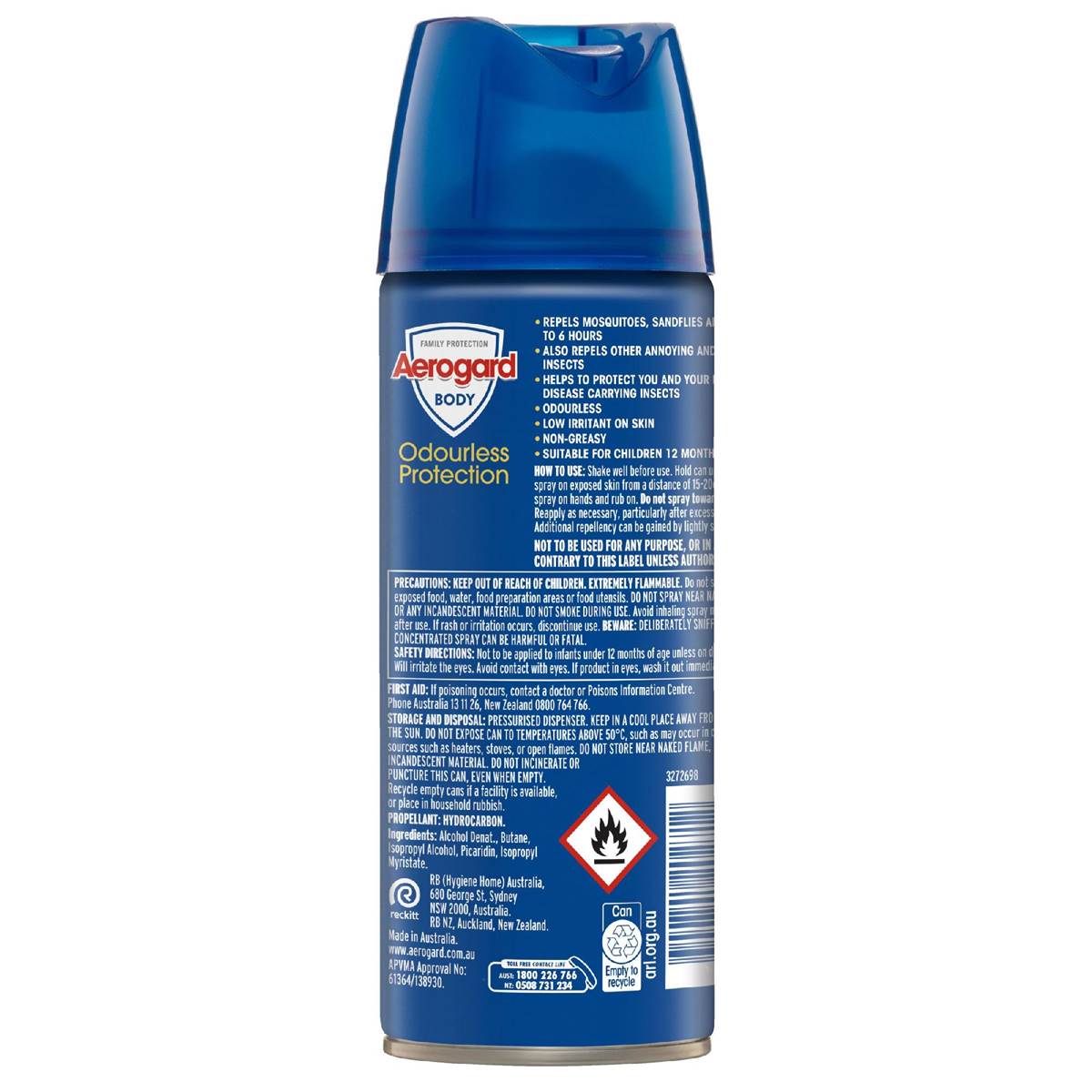 Aerogard Odourless Insect Repellent Spray 300g