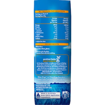 White Wings Plain Flour 1kg