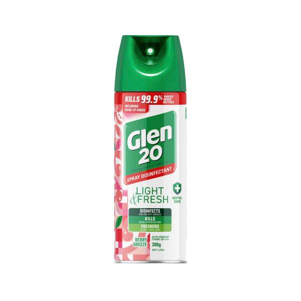 GLEN 20 DISINFECTANT SPRAY BERRY BREEZE 300 GRAM
