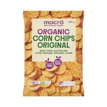 Macro Organic Corn Chips Natural 200g
