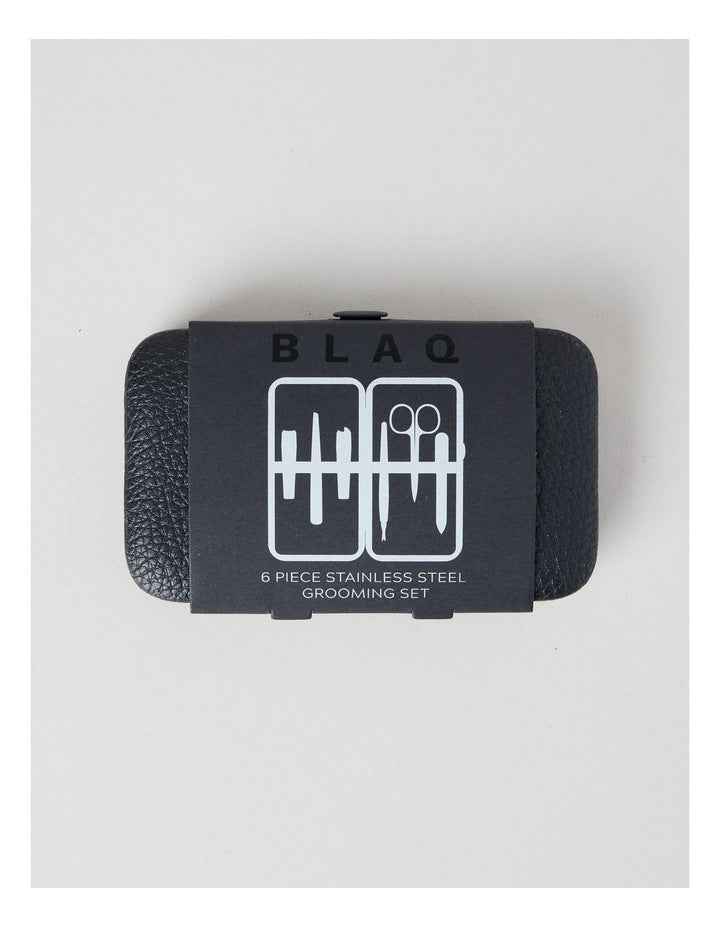 Six Piece Grooming Set in Black