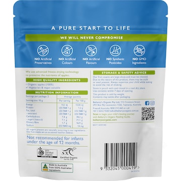 Bellamy's Organic Apple Snacks 12+ Months 20g