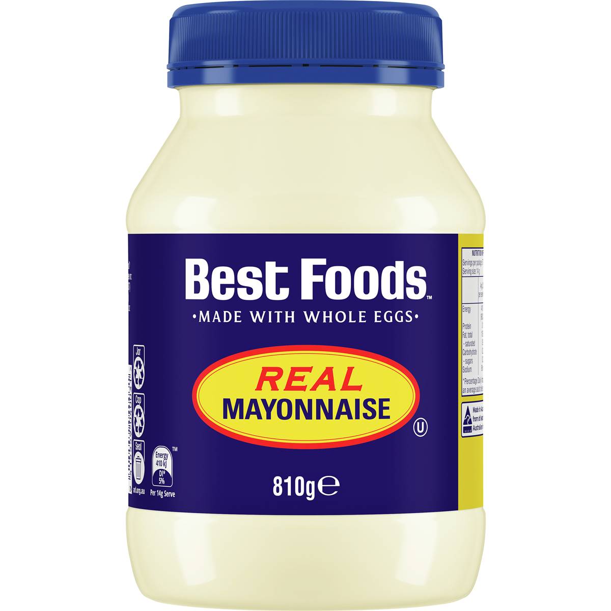 Best Foods Real Mayonnaise Jar 810g