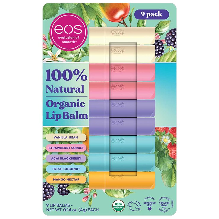 eos Organic Lip Balm 9 Pack