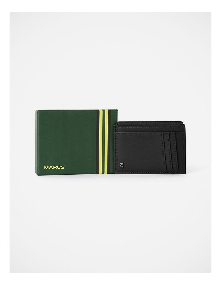 Hayden Leather Cardholder in Black