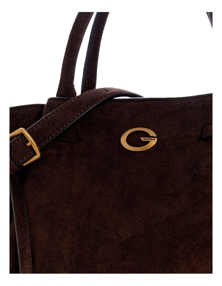 Allegra Girlfriend Satchel Bag in Espresso