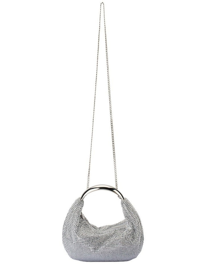 Pixie Clutch Bag in Silver