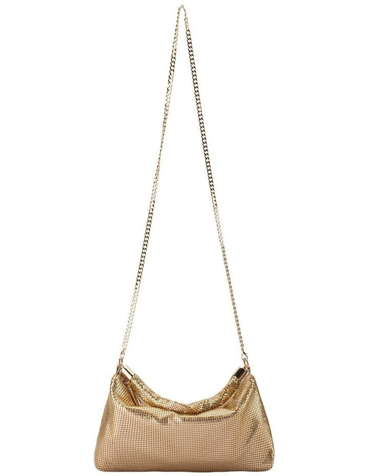 Marilla Clutch Bag in Light Gold