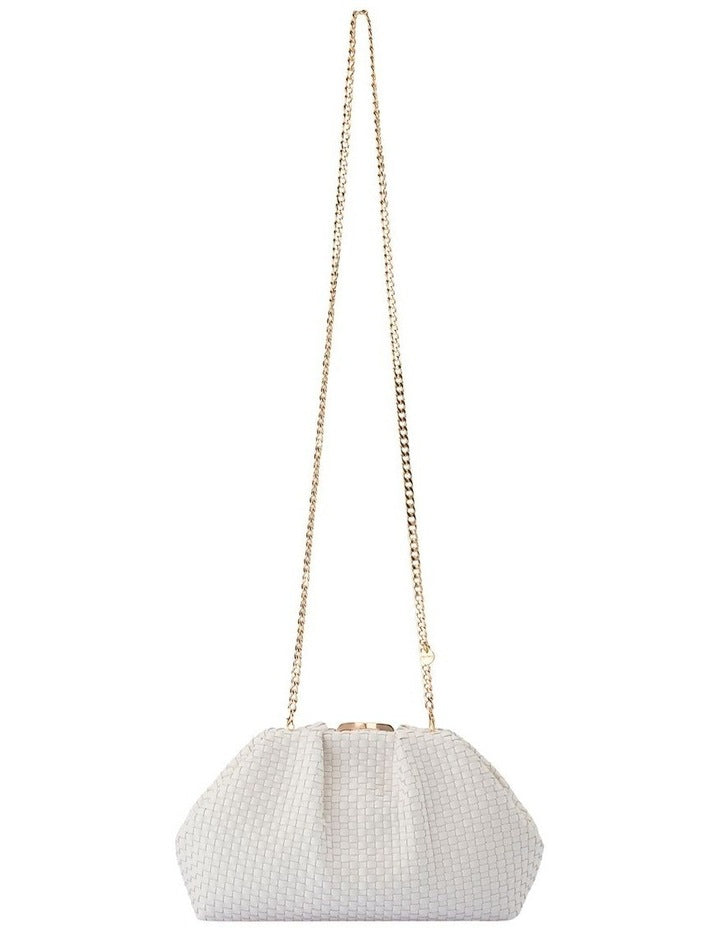 Martinique Clutch Bag in White