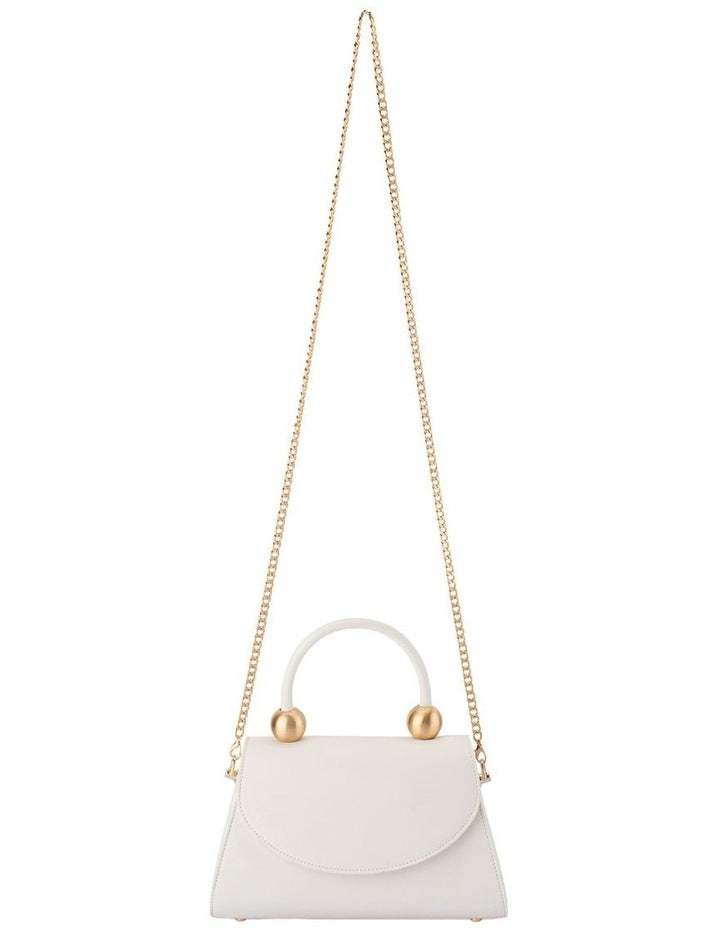 Yasmin Clutch Bag in White