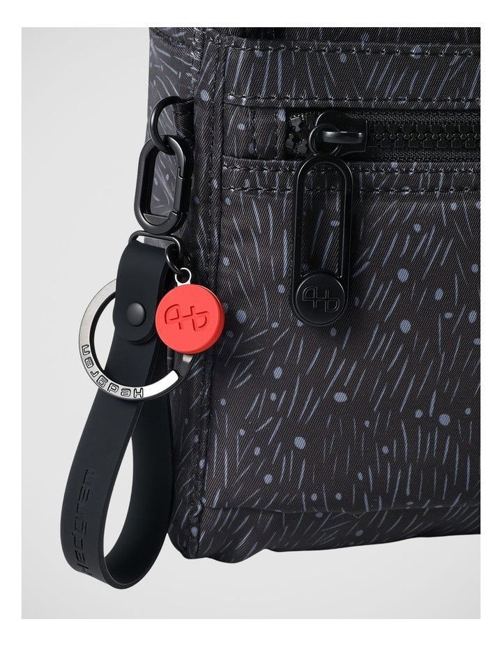 Eye Crossbody Bag in Floral Black