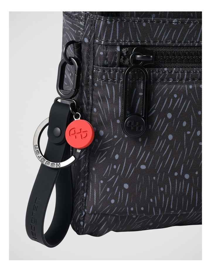 Eye Medium Crossbody Bag in Floral Black