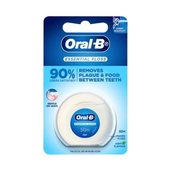 ORAL B WAXED DENTAL FLOSS MINT 50M