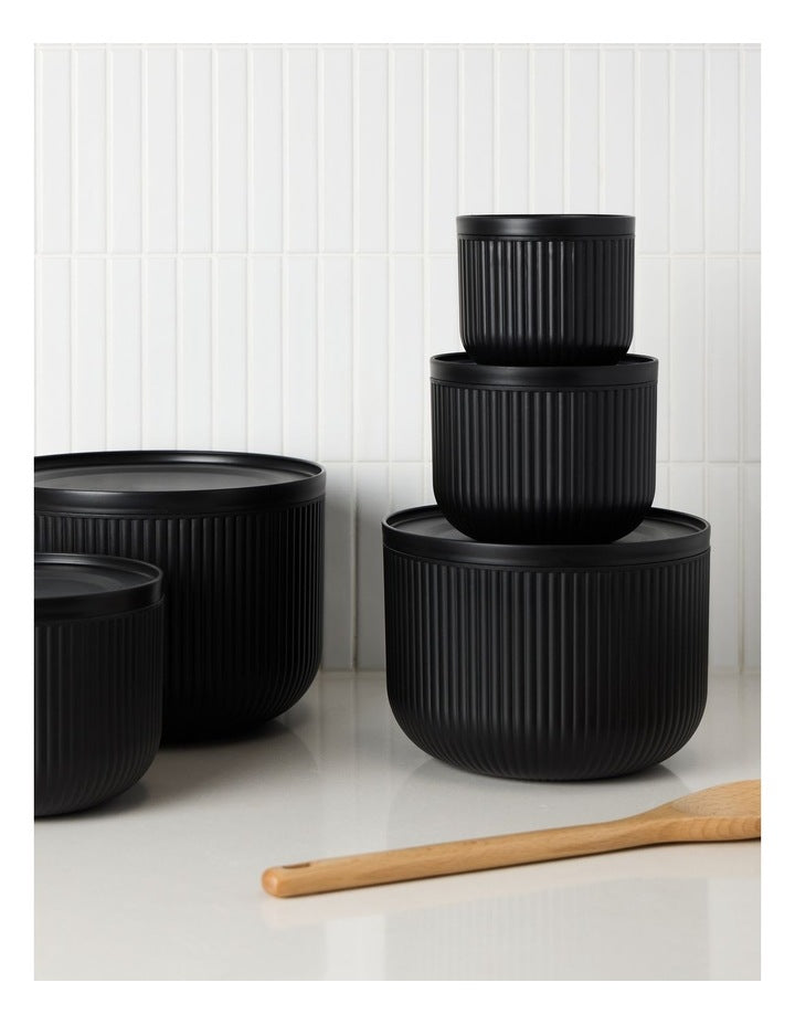 Mixing Bowl 5pc Set in Black