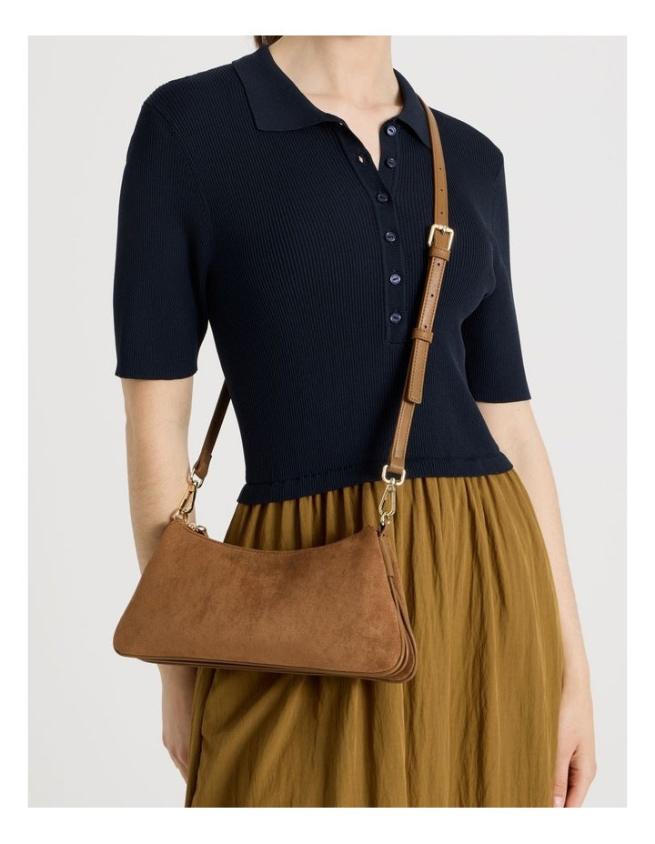 Cynthia Shoulder Bag in Light Tan