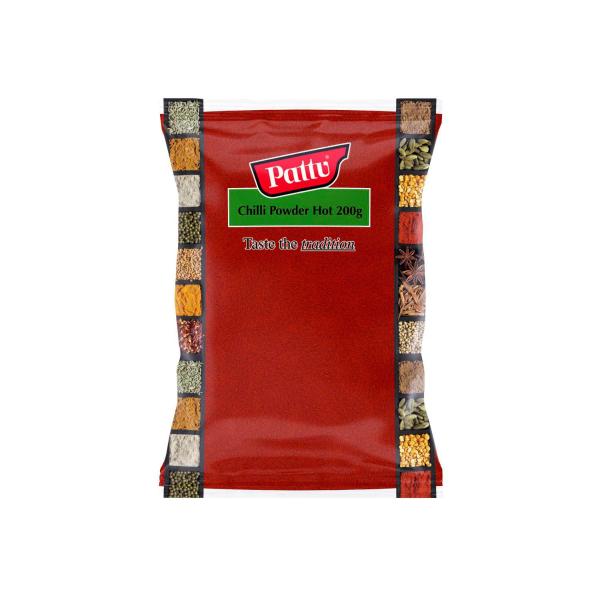 PATTU CHILLI POWDER HOT 200G