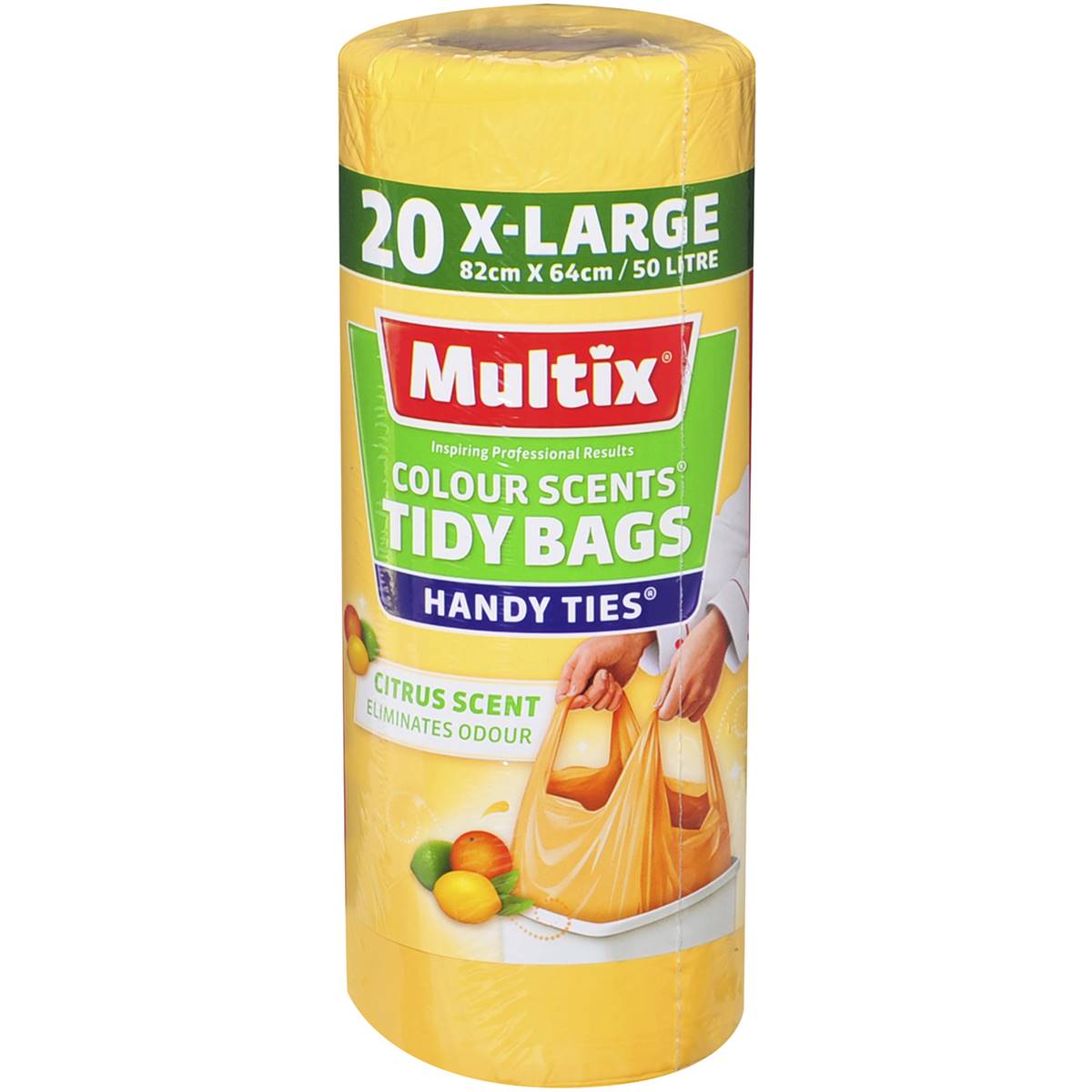 Multix Kitchen Tidy Bags x-Large Colour Scents 50l 20 Pack