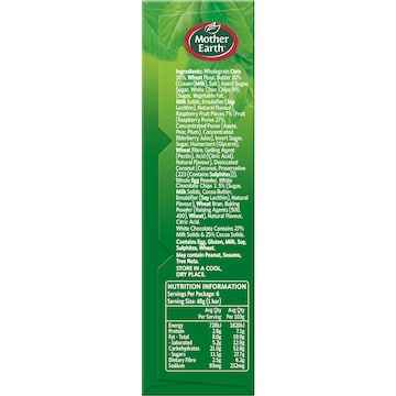 Mother Earth Golden Baked Oaty Slice Raspberry Chocolate 40g x 6 pack