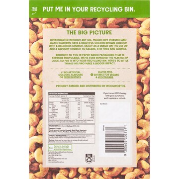 Macro Dry Roasted & Salted Cashews Nuts 500g