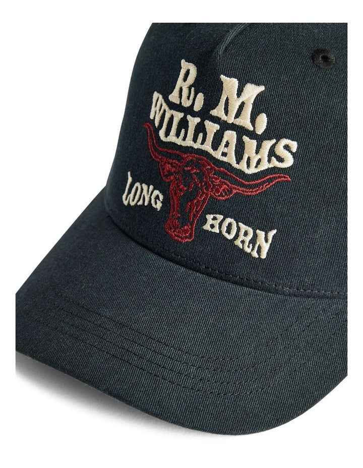 RMW Longhorn Trucker Cap Black Wash