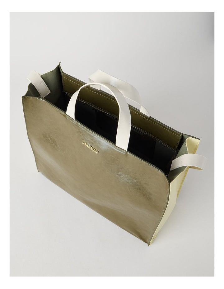 Granada Tote Bag in Olive Combo