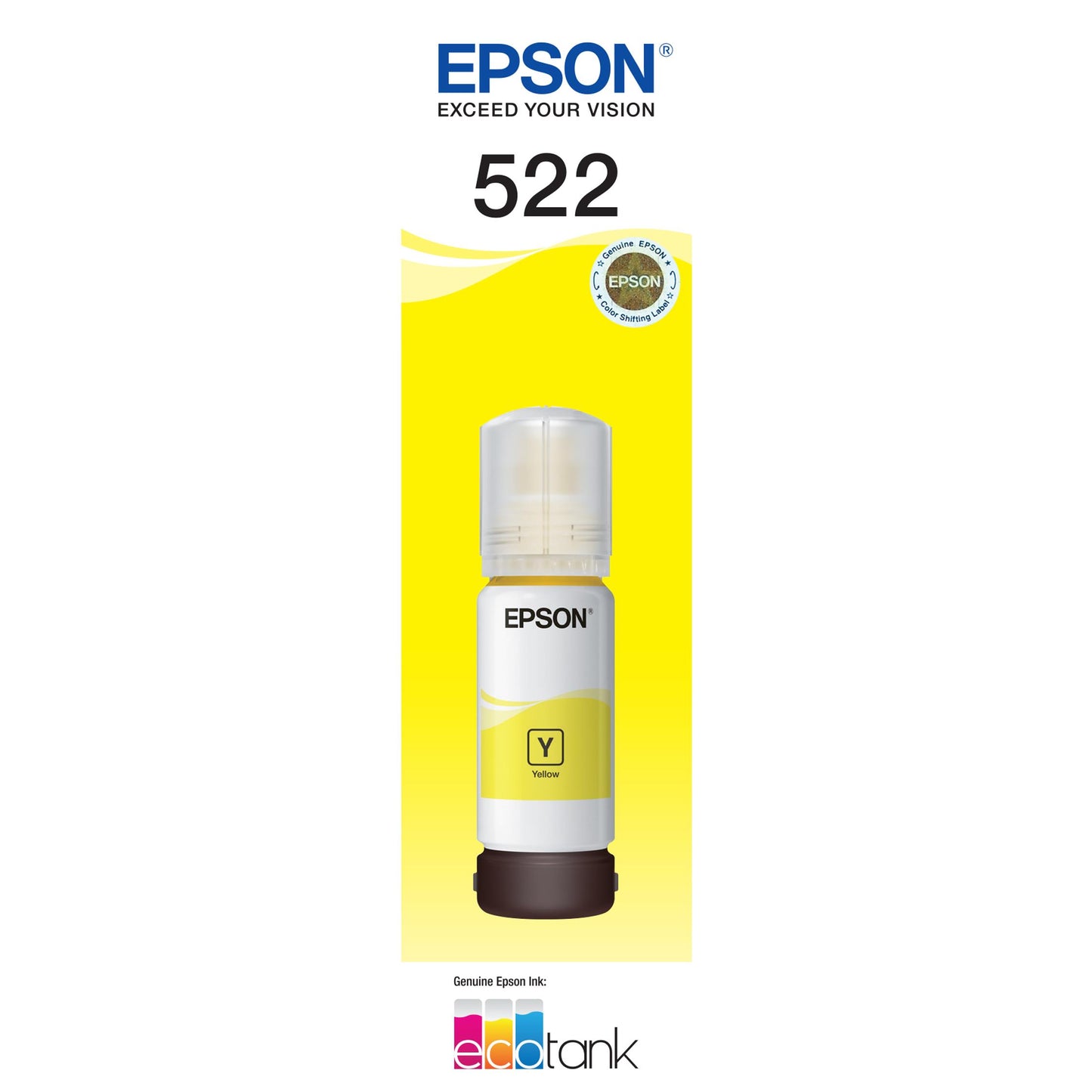 Epson T522 EcoTank Ink Bottle (Yellow)
