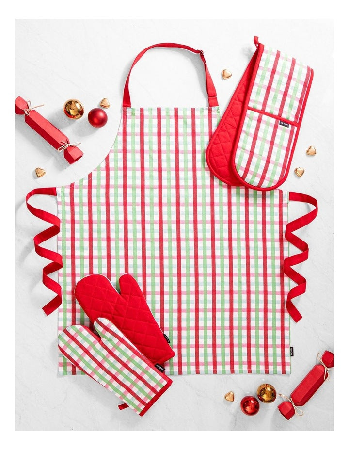 Christmas Weave Apron