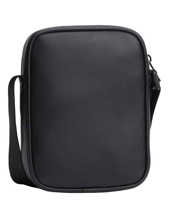 Signature Tape Crossbody Reporter Bag in Black
