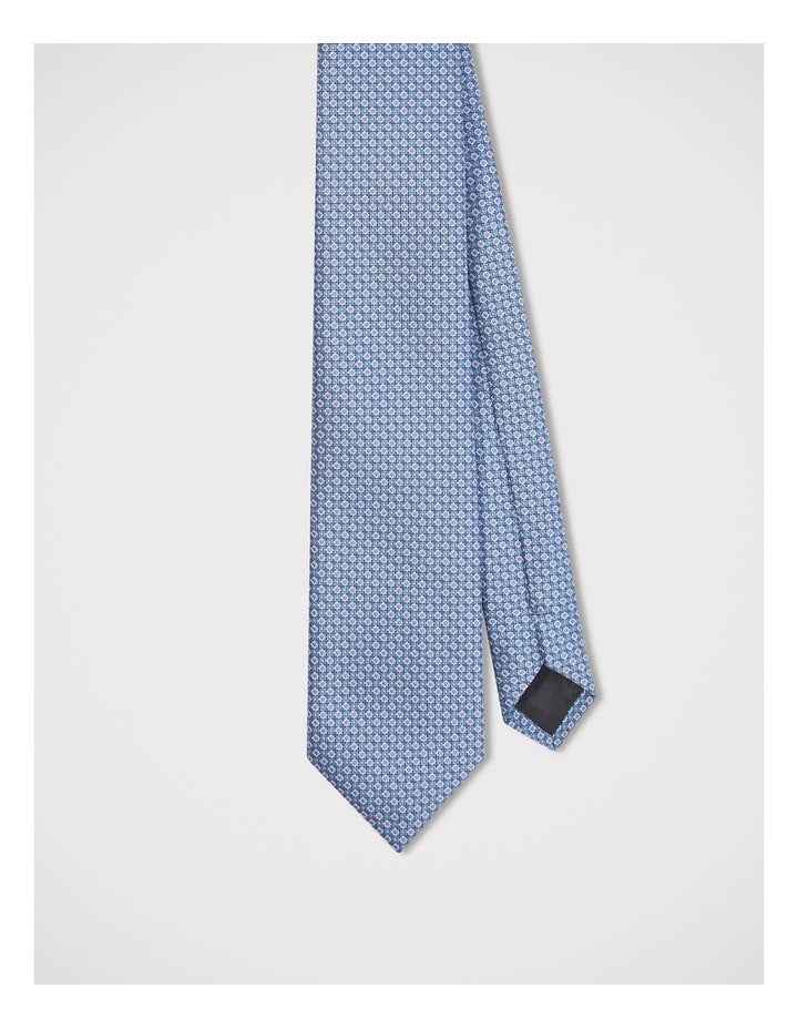Geometric Tie in Blue