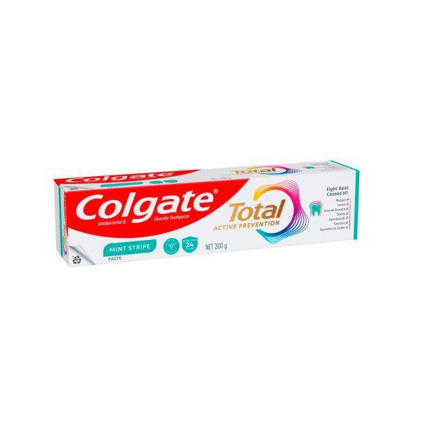 COLGATE TOTAL ACTIVE PREVENTION MINT STRIPE TOOTHPASTE 200G