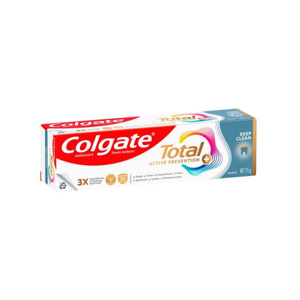 COLGATE TOTAL ACTIVE PREVENTION DEEP CLEAN TOOTHPASTE 115G