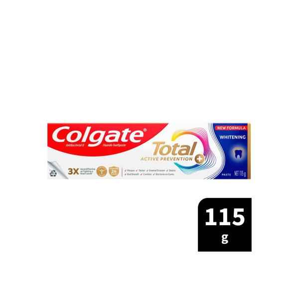 COLGATE TOTAL ACTIVE PREVENTION WHITENING TOOTHPASTE 115G