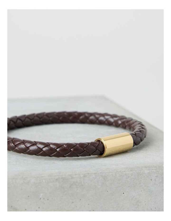 Braided Bracelet in Brown