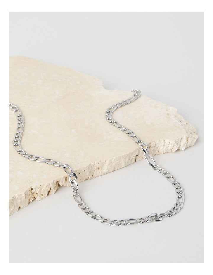 Sterling Silver Figaro Chain Necklace