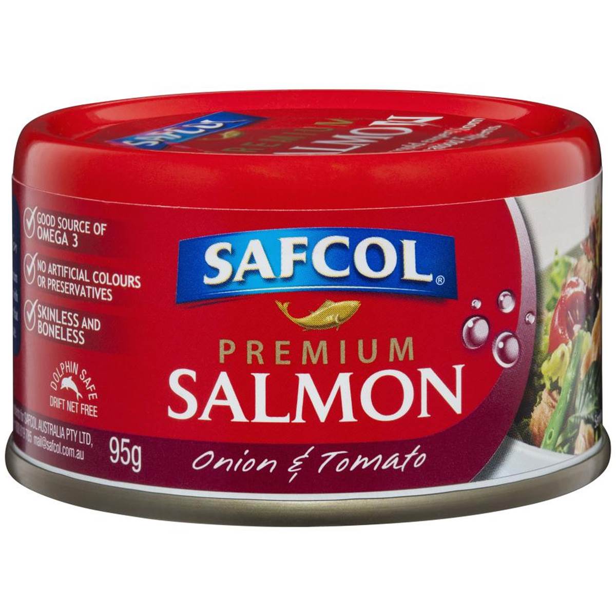 Safcol Salmon Tomato & Onion 95g