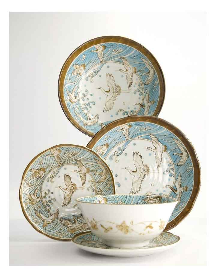 Crane Plate 25cm Light Blue