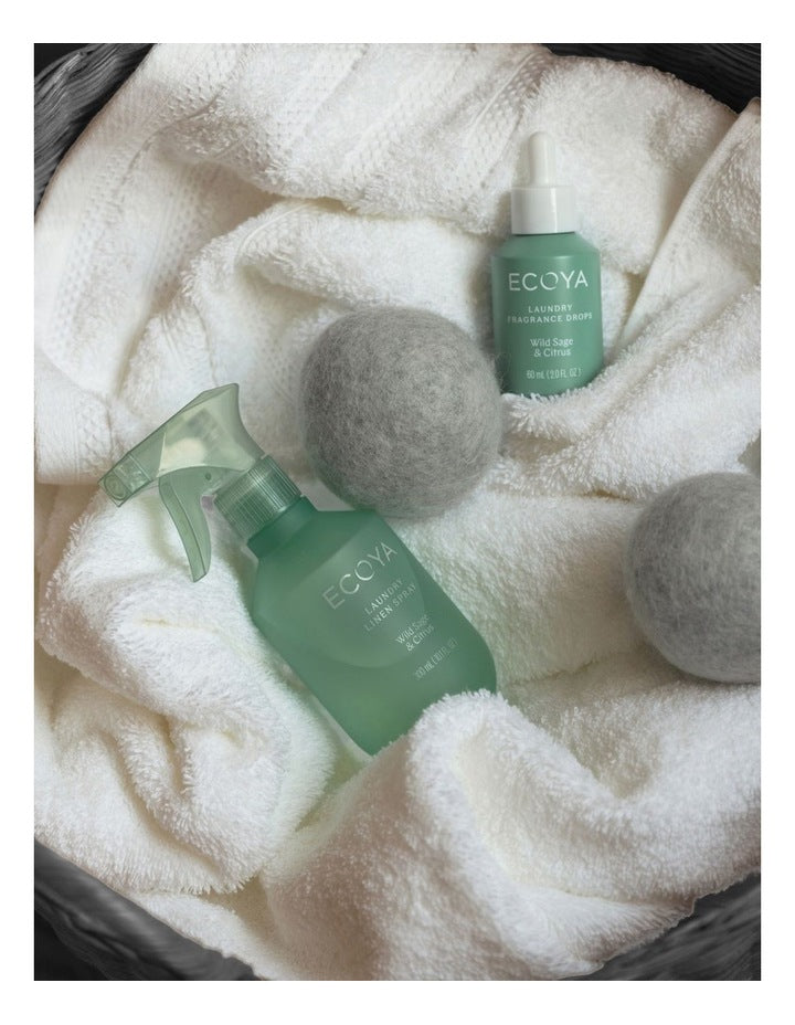 Wild Sage & Citrus Laundry Dryer Ball Set