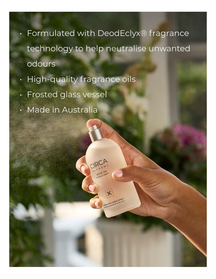 Alchemy White Tea & Wild Mint Room & Linen Spray 100mL