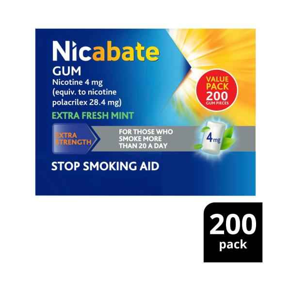 Quit Smoking Chewing Gum Extra Strength 4mg Nicotine