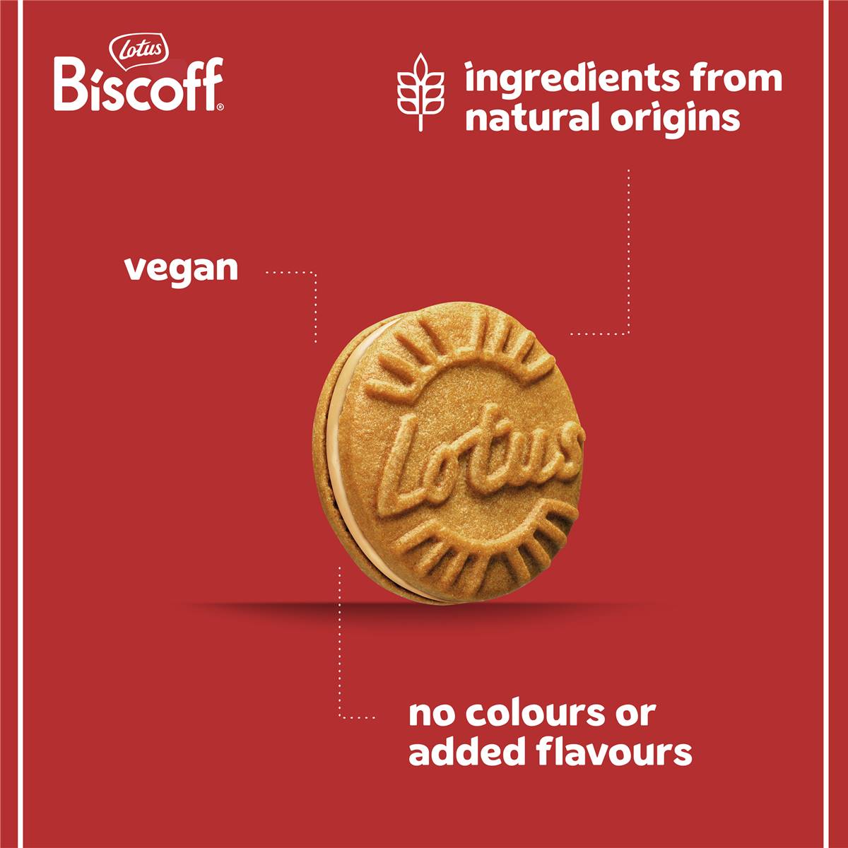 Lotus Biscoff Cream Biscuits 110g