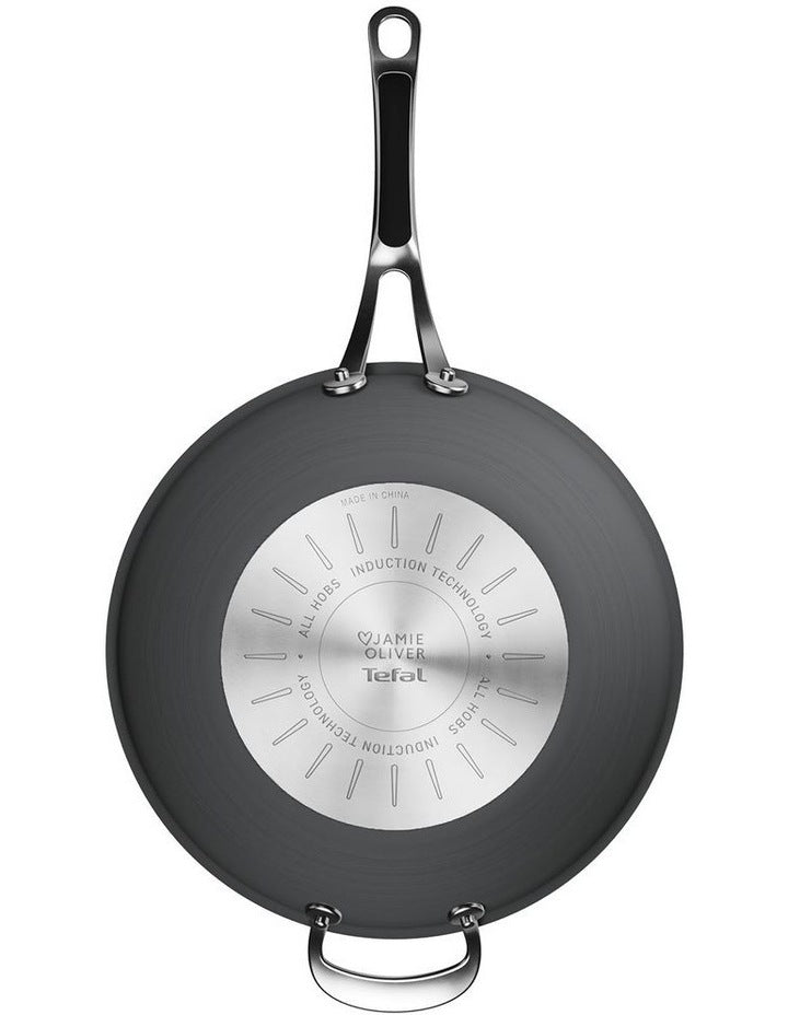 Cooks Classic Induction Hard Anodised Wok 30cm