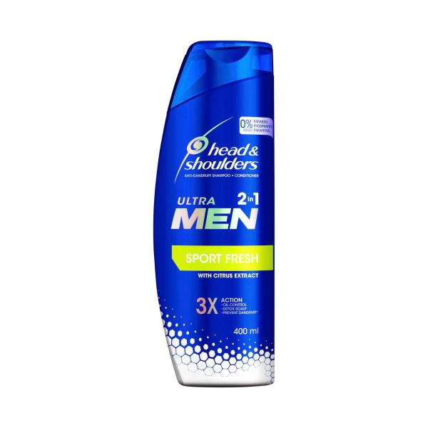 HEAD & SHOULDERS ULTRAMEN SHAMPOO SPORTS 2IN1 400ML