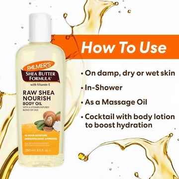 Palmer's Shea Butter Formula Raw Nourish Body Oil 250mL