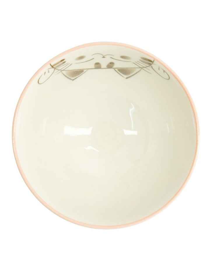 Kawaii Rice Bowl 11.5x6cm Cat Neko White