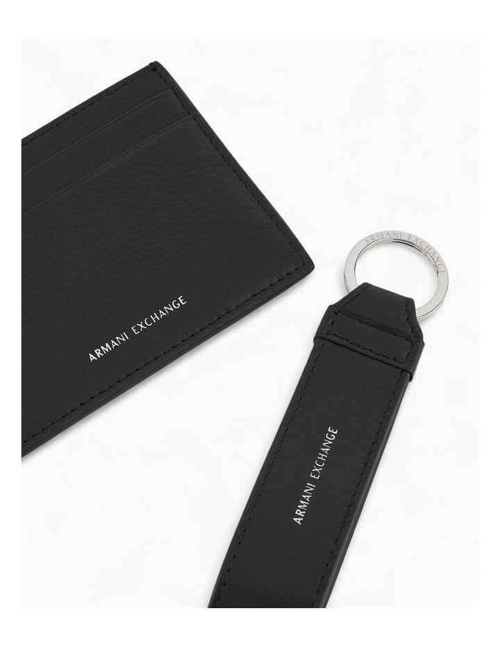 PLAIN LEATHER GIFT SET BLACK
