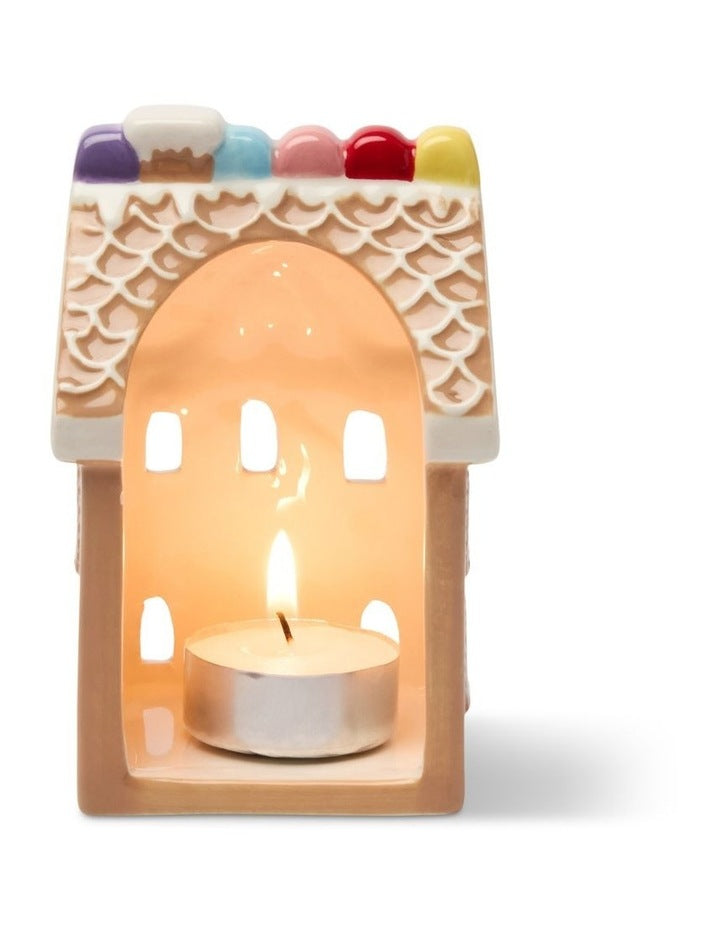 N0. 10 Gingerbread Incense House & Tea Light Holder - Gingerbread