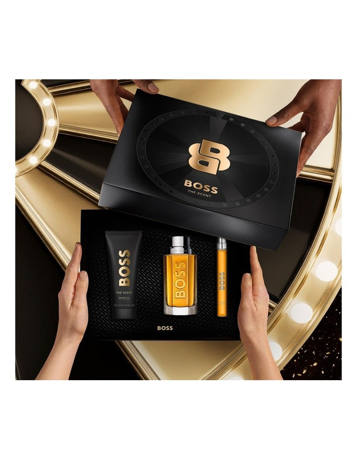 The Scent Eau de Toilette for Men and Shower Gel Trio Gift Set